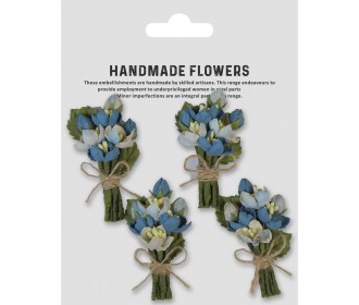 Χειροποίητα λουλούδια Jubilee Aqua Splash 4τεμ Χειροποίητα λουλούδια Jubilee Aqua Splash 4τεμ