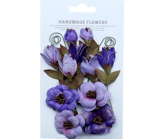 Χειροποίητα λουλούδια Denny Lavender Whisper 13τεμ Χειροποίητα λουλούδια Denny Lavender Whisper 13τεμ