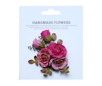 Χειροποίητα λουλούδια Berny  Rosy Note Χειροποίητα λουλούδια Berny  Rosy Note