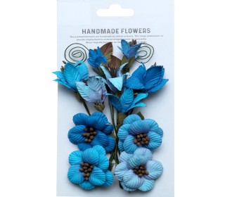 Χειροποίητα λουλούδια Denny Aqua Splash 13τεμ Χειροποίητα λουλούδια Denny Aqua Splash 13τεμ