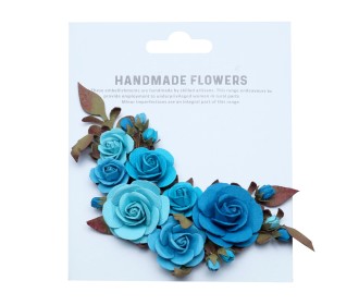 Χειροποίητη σύνθεση λουλουδιών Barbara Aqua Splash Χειροποίητη σύνθεση λουλουδιών Barbara Aqua Splash