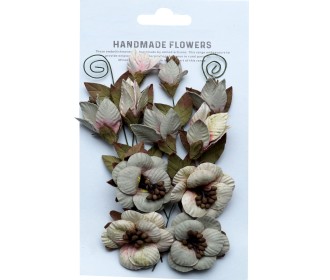 Χειροποίητα λουλούδια Denny Earthy Moss 13τεμ Χειροποίητα λουλούδια Denny Earthy Moss 13τεμ