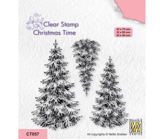 Nellie's Choice • Christmas Time Clear Stempels 3 Snowy Fir Nellie's Choice • Christmas Time Clear Stempels 3 Snowy Fir