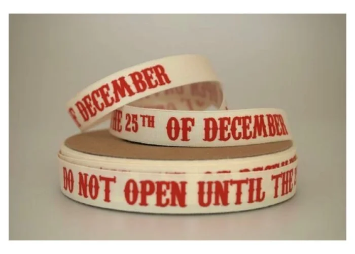 ΚΟΡΔΕΛΑ ΒΑΜΒΑΚΕΡΗ DO NOT OPEN 15ΜΜ IVORY-RED 20ΜΕΤΡΑ