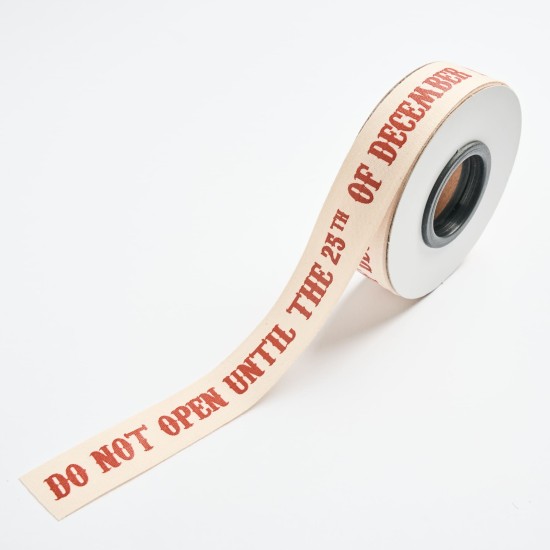 ΚΟΡΔΕΛΑ ΒΑΜΒΑΚΕΡΗ DO NOT OPEN 25ΜΜ IVORY-RED 20ΜΕΤΡΑ ΚΟΡΔΕΛΑ ΒΑΜΒΑΚΕΡΗ DO NOT OPEN 25ΜΜ IVORY-RED 20ΜΕΤΡΑ