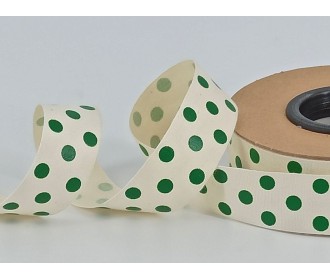 ΚΟΡΔΕΛΑ ΒΑΜΒΑΚΕΡΗ TP ΕΚΤΥΠΩΣΗ ΈΝΑ ΧΡΩΜΑ,ΜΙΑ ΟΨΗ ΜΕΓΑΛΟ ΠΟΥΑ 25ΜΜ IVORY-GREEN D