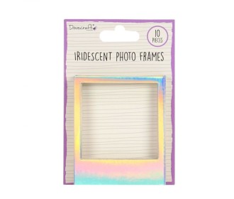 Photo Frames - Iridescent 10τεμ Photo Frames - Iridescent 10τεμ