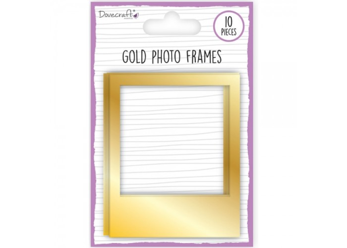 Photo Frames - Gold 10τεμ Photo Frames - Gold 10τεμ