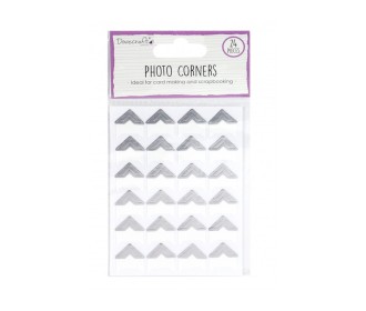 Photo Corners - Silver 24 τεμ Photo Corners - Silver 24 τεμ