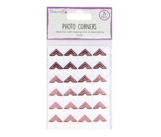 Photo Corners - Rose Gold 24 τεμ Photo Corners - Rose Gold 24 τεμ