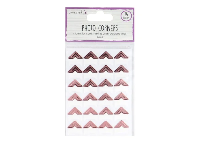 Photo Corners - Rose Gold 24 τεμ