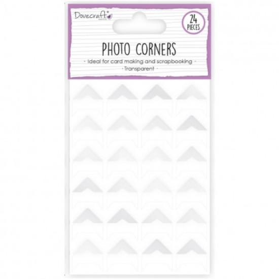 Photo Corners - Transparent 24 τεμ