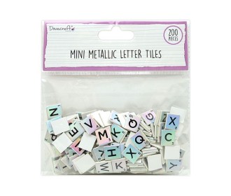 Χάρτινα Γράμματα Iridescent mini 200τεμ Χάρτινα Γράμματα Iridescent mini 200τεμ