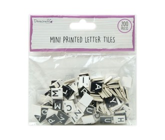 Χάρτινα Γράμματα Λευκό - Μαύρο mini 200τεμ Χάρτινα Γράμματα Λευκό - Μαύρο mini 200τεμ