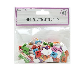 Χάρτινα Γράμματα Πολύχρωμα mini 200τεμ Χάρτινα Γράμματα Πολύχρωμα mini 200τεμ