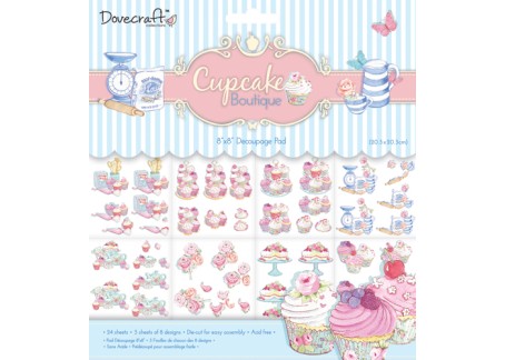 Σετ ριζόχαρτα Decoupage 20cmx20cm 24φ Σετ ριζόχαρτα Decoupage 20cmx20cm 24φ