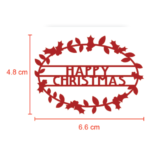 Mήτρα κοπής Happy Christmas Mήτρα κοπής Happy Christmas