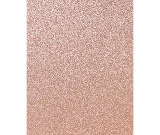 A4 Glitter Card Light Rose Gold 