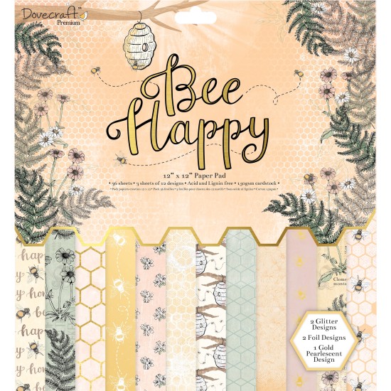 Σετ Χαρτόνια Χειροτεχνίας Bee Happy 30cm X 30cm 36φ 150γρ Σετ Χαρτόνια Χειροτεχνίας Bee Happy 30cm X 30cm 36φ 150γρ