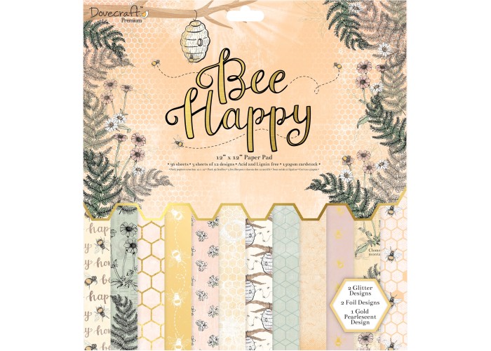 Σετ Χαρτόνια Χειροτεχνίας Bee Happy 30cm X 30cm 36φ 150γρ Σετ Χαρτόνια Χειροτεχνίας Bee Happy 30cm X 30cm 36φ 150γρ