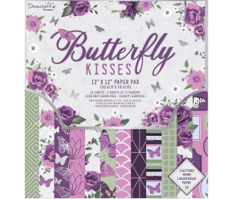 Σετ Χαρτόνια Χειροτεχνίας Butterfly Kisses 36φ 30cm X 30cm 150gr Σετ Χαρτόνια Χειροτεχνίας Butterfly Kisses 36φ 30cm X 30cm 150gr