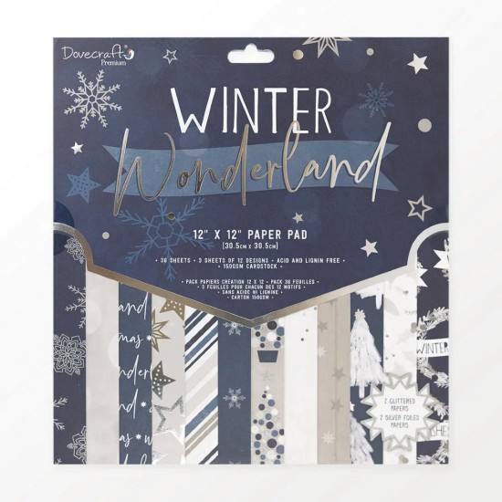 Σετ Χαρτόνια Χειροτεχνίας Winter Wonderland 30cm X 30cm 48φ 200γρ Σετ Χαρτόνια Χειροτεχνίας Winter Wonderland 30cm X 30cm 48φ 200γρ
