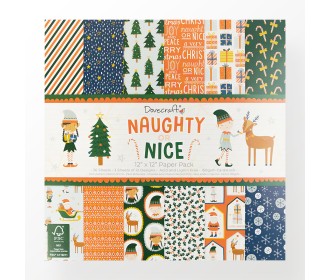 Σετ Χαρτόνια Χειροτεχνίας Naughty or Nice 36φ 30cm X 30cm 150gr Σετ Χαρτόνια Χειροτεχνίας Naughty or Nice 36φ 30cm X 30cm 150gr