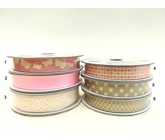 Κορδέλα γκρό με εκτύπωση - 2mx1cm- Floral Muse Κορδέλα γκρό με εκτύπωση - 2mx1cm- Floral Muse