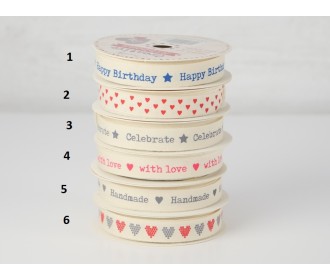 Βαμβακερές κορδέλες 2m