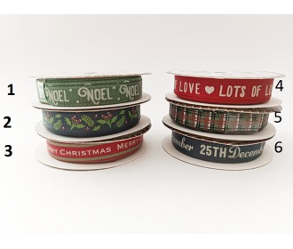 Χριστουγεννιάτικη κορδέλα οικολογική ματ με εκτύπωση - 2mx1cm-Traditional Χριστουγεννιάτικη κορδέλα οικολογική ματ με εκτύπωση - 2mx1cm-Traditional