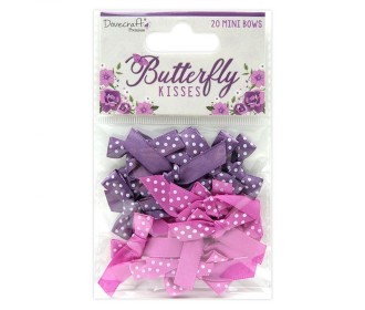 Φιογκάκια λιλά μωβ Butterfly Kisses 20τεμ Φιογκάκια λιλά μωβ Butterfly Kisses 20τεμ