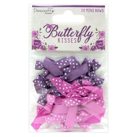 Φιογκάκια λιλά μωβ Butterfly Kisses 20τεμ Φιογκάκια λιλά μωβ Butterfly Kisses 20τεμ