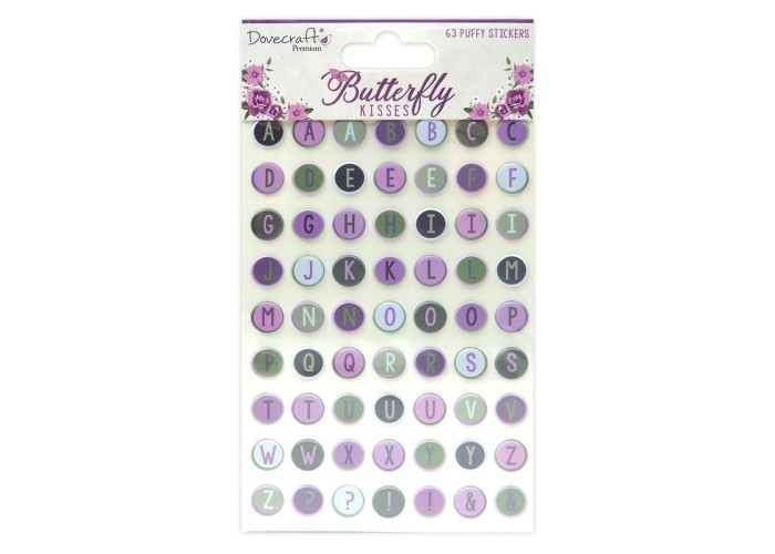 Αυτοκόλλητα Puffy Alphabet 63τεμ Αυτοκόλλητα Puffy Alphabet 63τεμ