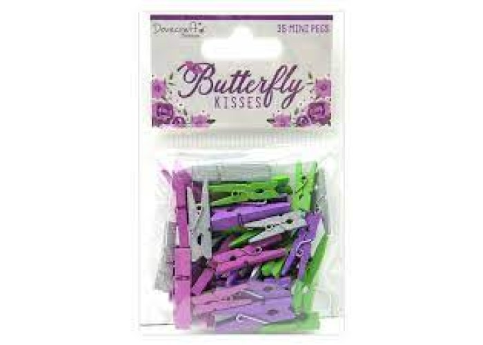Μανταλάκια Mini Butterfly Kisses 35τεμ Μανταλάκια Mini Butterfly Kisses 35τεμ