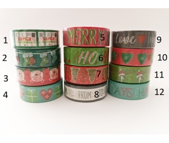 Αυτοκόλλητες Διακοσμητικές Ταινίες Χριστουγεννιάτικες 1,5cm X 5m- Modern Αυτοκόλλητες Διακοσμητικές Ταινίες Χριστουγεννιάτικες 1,5cm X 5m- Modern