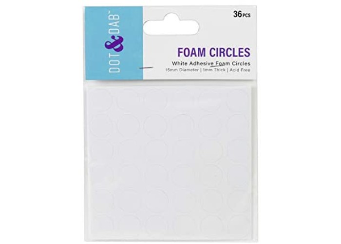 Αυτοκόλλητα κυκλάκια Foam Circles 1mm x 15mm 36τεμ Αυτοκόλλητα κυκλάκια Foam Circles 1mm x 15mm 36τεμ