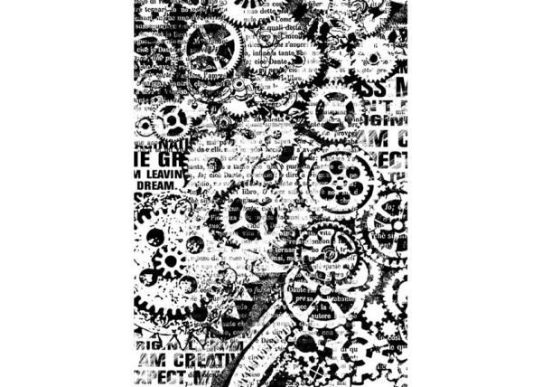 Ριζόχαρτο Decoupage A4 - Gears Ριζόχαρτο Decoupage A4 - Gears