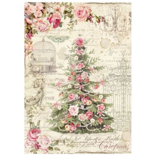 Ριζόχαρτο Decoupage A4 -Sweet Christmas tree Ριζόχαρτο Decoupage A4 -Sweet Christmas tree