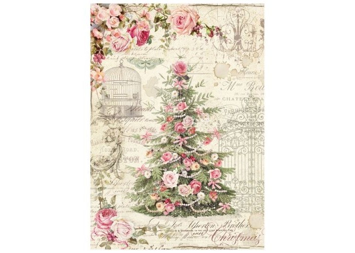 Ριζόχαρτο Decoupage A4 -Sweet Christmas tree Ριζόχαρτο Decoupage A4 -Sweet Christmas tree