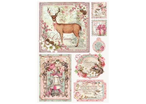 Ριζόχαρτο A4 -Sweet Christmas Cards Ριζόχαρτο A4 -Sweet Christmas Cards