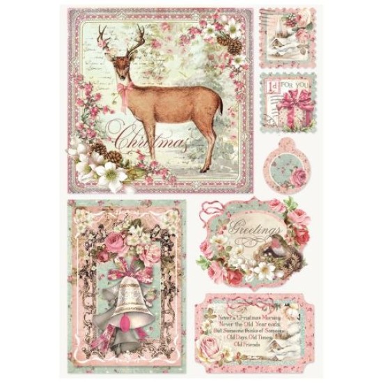 Ριζόχαρτο A4 -Sweet Christmas Cards Ριζόχαρτο A4 -Sweet Christmas Cards