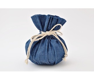 ΟΒΑΛ ΠΟΥΓΚΙ ΤΖΗΝ ΚΟΡΔΟΝΙ 18X12CM BLUE ΟΒΑΛ ΠΟΥΓΚΙ ΤΖΗΝ ΚΟΡΔΟΝΙ 18X12CM BLUE