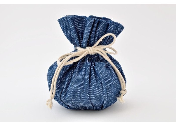 ΟΒΑΛ ΠΟΥΓΚΙ ΤΖΗΝ ΚΟΡΔΟΝΙ 18X12CM BLUE