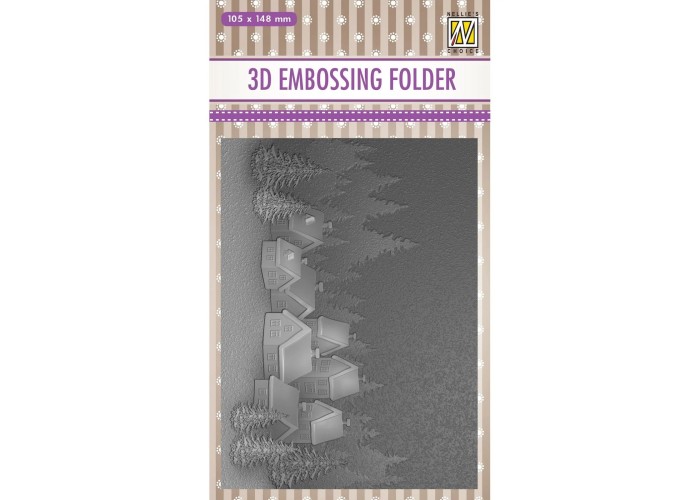 Nellie's Choice • 3D Embossing Folder Snowy Village Nellie's Choice • 3D Embossing Folder Snowy Village