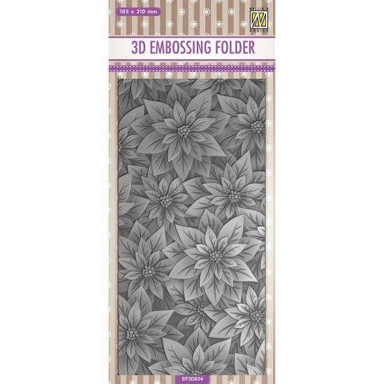 Nellie's Choice • 3D Embossing Folder Background Christmas Star Nellie's Choice • 3D Embossing Folder Background Christmas Star
