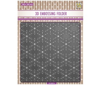 Nellie's Choice • 3D Embossing Folder Christmas Snowflakes Nellie's Choice • 3D Embossing Folder Christmas Snowflakes