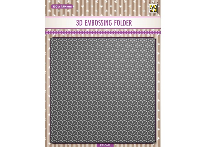 Nellie's Choice • 3D Embossing Folder Christmas Stars