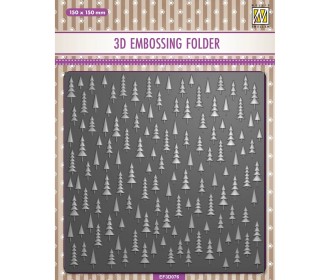 Nellie's Choice • 3D Embossing Folder Christmas Trees Nellie's Choice • 3D Embossing Folder Christmas Trees