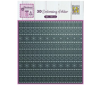Nellie's Choice • 3D Embossing folder Scandinavian Christmas Nellie's Choice • 3D Embossing folder Scandinavian Christmas