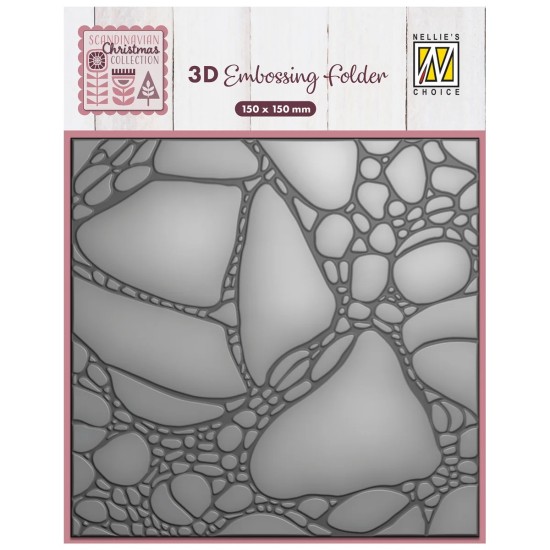 Nellie's Choice • 3D Embossing Folder Paint Bubbles 15cm x 15cm Nellie's Choice • 3D Embossing Folder Paint Bubbles 15cm x 15cm